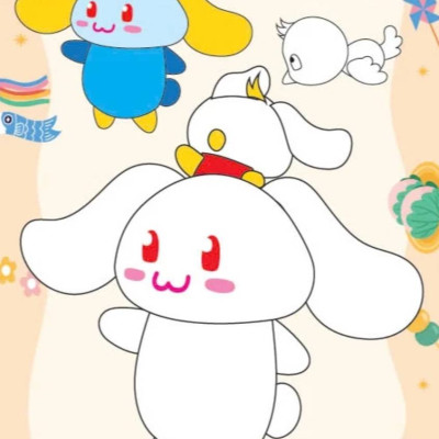 Combo Bé Tô Màu Cinnamoroll + Bé Tô Màu Baby Three (Bộ 4 Cuốn) - HA