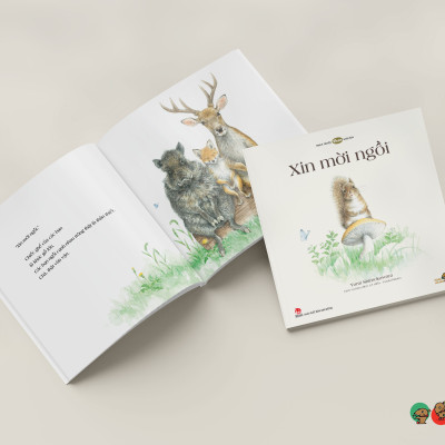 Truyện Ehon bé 1-2-3 tuổi - Xin mời ngồi