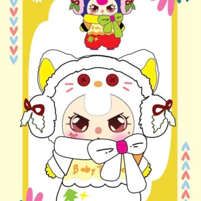 Combo Bé Tô Màu Cinnamoroll + Bé Tô Màu Baby Three (Bộ 4 Cuốn) - HA