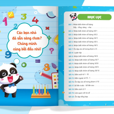 Phiếu Luyện Toán Tư Duy Cùng Gấu Kiki 1: Nhận Biết Nhóm Số Lượng