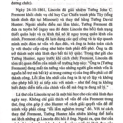 Thiên Tài Lãnh Đạo Abraham Linclon: Chiến Lược Chỉ Huy Trong Khó Khăn (Tái Bản 2024)