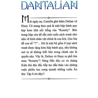 Ẩn Tàng Thư Dantalian 8 (Tặng Bookmark)