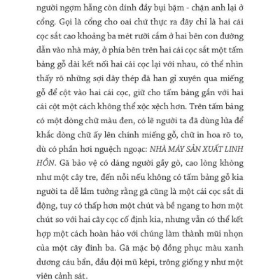 Nhà Máy Sản Xuất Linh Hồn