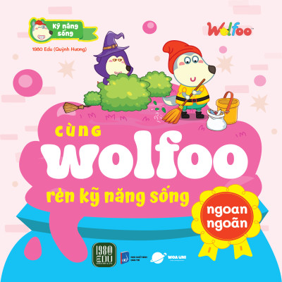 Combo 6 cuốn Cùng Wolfoo Rèn Kỹ Năng Sống