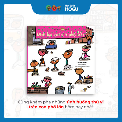 Truyện Ehon bé 3-4-5 tuổi - Đi đi lại lại trên phố lớn