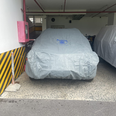 Bạt phủ ô tô chất liệu vải không dệt 3 lớp cao cấp thương hiệu MACSIM cho xe ô tô Toyota Prado - màu ghi