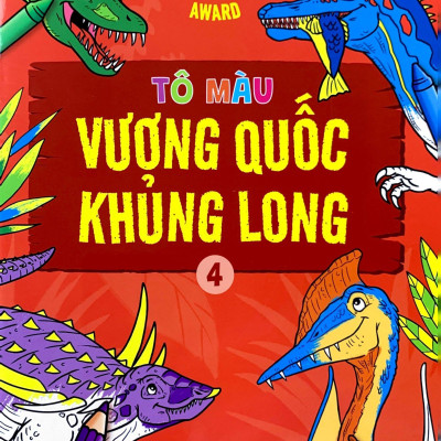 Bé Học-Bé Chơi - Tô Màu Vương Quốc Khủng Long 4