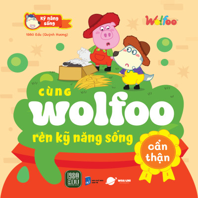 Combo 6 cuốn Cùng Wolfoo Rèn Kỹ Năng Sống