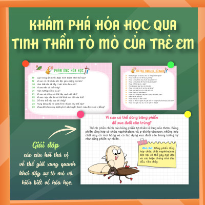 Combo Vật lý Hóa học vui nhộn - Những câu hỏi vì sao về Vật lý, Hóa học (2 Cuốn)