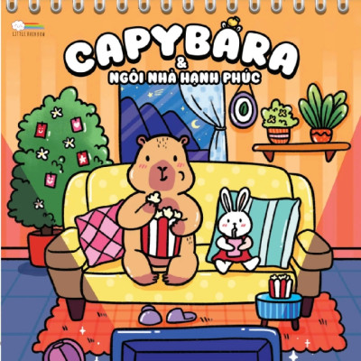 Sách Tô Màu Chữa Lành - Capybara - MEGA
