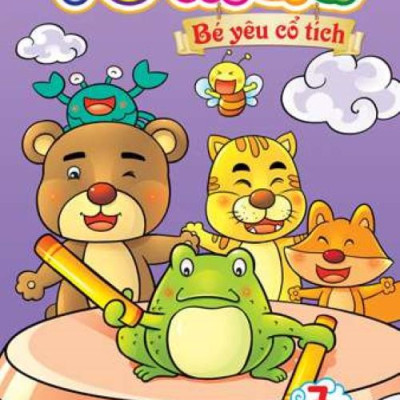 Bộ 12 cuốn Tô Màu Bé Yêu Cổ Tích