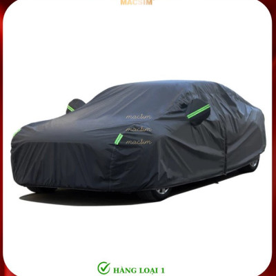 Bạt phủ ô tô Volkswagen Tiguan L nhãn hiệu Macsim sử dụng trong nhà và ngoài trời chất liệu Polyester - màu đen