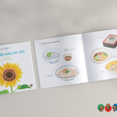Truyện Ehon bé 1-2-3 tuổi - Tìm thấy mùa hè rồi
