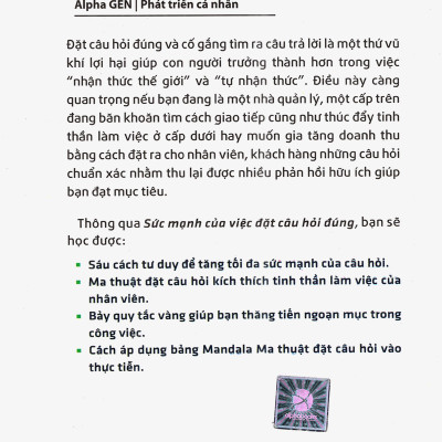 Sức Mạnh Của Việc Đặt Câu Hỏi Đúng ( Tặng Bookmark Tuyệt Đẹp )