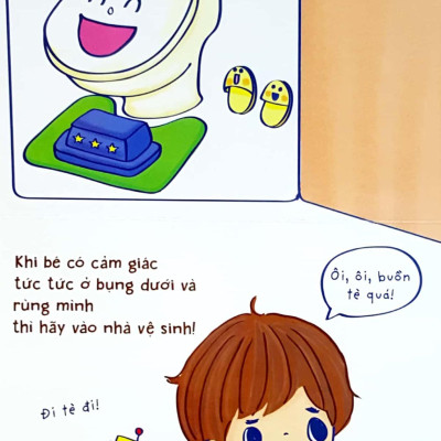 Ehon Kỹ Năng Sống - Bé Trai Đi Toilet (Từ 1 - 5 Tuổi) - Tái Bản