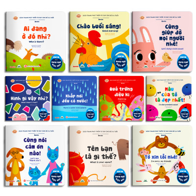 Combo 10 Cuốn Ehon Cho Bé 0-6 Tuổi + Kể Chuyện Cho Bé Trước Giờ Đi Ngủ