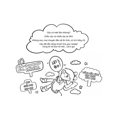 Combo Sách Tô Màu Chữa Lành - Tô Tuổi Thơ - Vẽ Nụ Cười + Cậu Có Muốn Đi Chữa Lành Cùng Tớ Không ? (Bộ 2 Cuốn) - VT