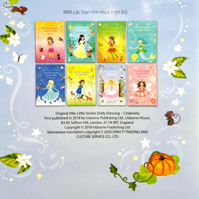 Sticker Dolly Dressing - Dán Hình Sáng Tạo Trang Phục Búp Bê - Cô Bé Lọ Lem