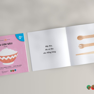Truyện Ehon bé 1-2-3 tuổi - Ăn cơm nào!