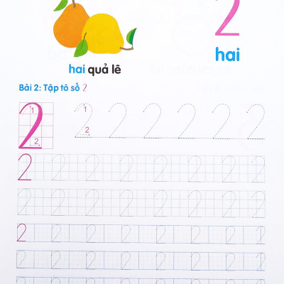 Tủ Sách Cho Bé Vào Lớp 1 - Bé Tập Tô Chữ Số - Dành Cho Bé 4-5 Tuổi (Tái Bản 2022)