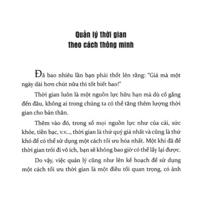 Bản Đồ Tư Duy Trong Quản Lý Thời Gian  (Tái bản 2022)