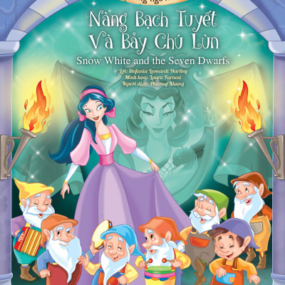 Combo Truyện Song Ngữ Anh - Việt: Nàng Bạch Tuyết và Bảy Chú Lùn + Người Đẹp Ngủ Trong Rừng + Aladin và Cây Đèn Thần + Alice Lạc Vào Xứ Sở Thần Tiên (Bộ 4 Cuốn)