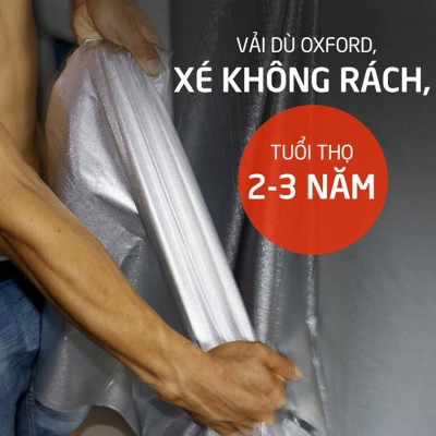 [FORTUNER] Bạt phủ xe ô tô 7 chỗ cỡ to Toyota Fortuner , áo chùm phủ kín bảo vệ xe ô tô chất liệu vải dù oxford 