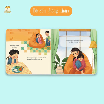 Bé Học Ứng Xử - LionBooks - Bộ 4 cuốn bồi cứng - Định hướng hành vi ngay từ giai đoạn đầu đời cho bé 
