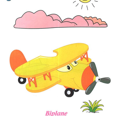 Tô Màu Phương Tiện Giao Thông 2: Trên Bầu Trời