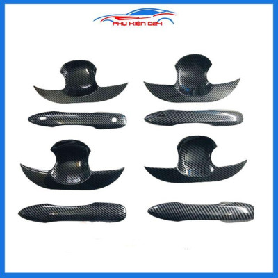 Ốp tay hõm Corolla Cross 2020-2021-2022 vân cacbon, mạ crom chống trầy bảo vệ cửa xe ô tô