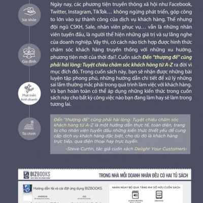 Đến thượng đế cũng phải hài lòng – Tuyệt chiêu chăm sóc khách hàng từ A-Z_ Sách_ Bizbooks_ Sách hay mỗi ngày