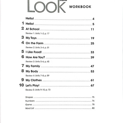 Look Starter: Workbook With Online Practice