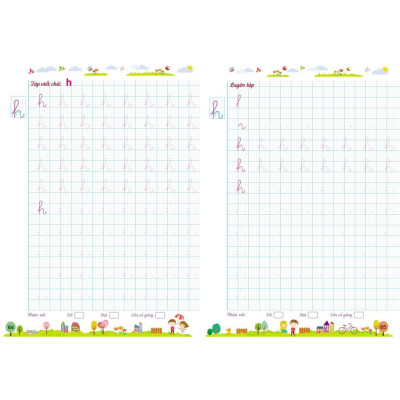 Sách - Vở Tập Viết Trọn Bộ Cho Bé Vào Lớp 1 - Phiên Bản Mới Nhất 5 Trong 1