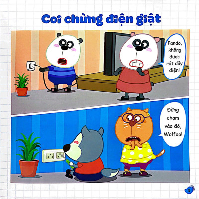 Kỹ Năng Sống - Wolfoo Học Cách Giữ An Toàn