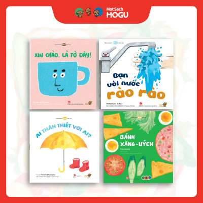 Truyện Ehon bé 1-2-3 tuổi - Bộ 4 cuốn Bé học đồ vật