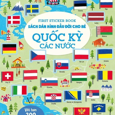 Sách – Combo Dán Hình Đầu Đời Cho Bé - First sticker book ( trọn bộ 6 cuốn)