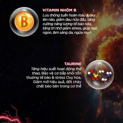 DMAXX thức uống bổ sung vitamin năng lượng không đường DAMODE 55 gói màu đỏ mỗi gói 2,2gr