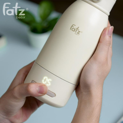 Bình hâm nước pha sữa di động Fatzbaby Mini Smart 7 - FB3813KB Hàng Chính Hãng