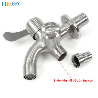 Củ sen lạnh 2 van đóng mở đa năng HOBBY Home Decor CS3