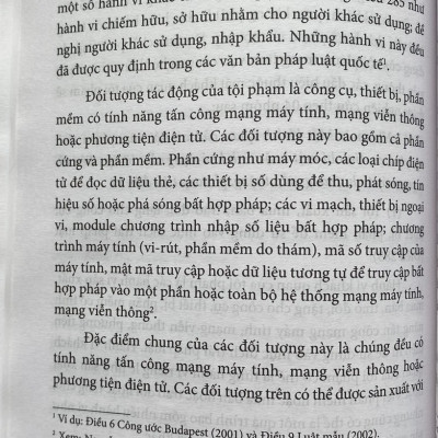 Tội Phạm Trong Lĩnh Vực Công Nghệ Thông Tin, Mạng Viễn Thông Theo Luật Hình Sự Việt Nam