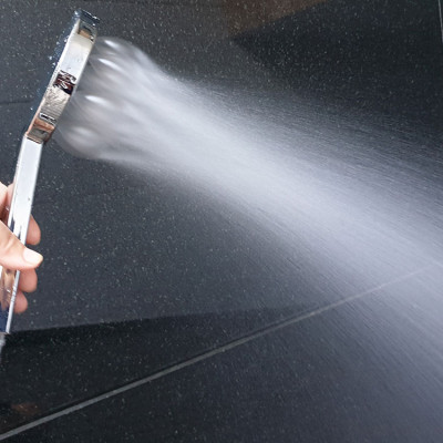 Bộ tay dây sen siêu tăng áp 1 chế độ chảy, dòng nước xoáy độc đáo Eurolife EL-120SH (Trắng bạc)