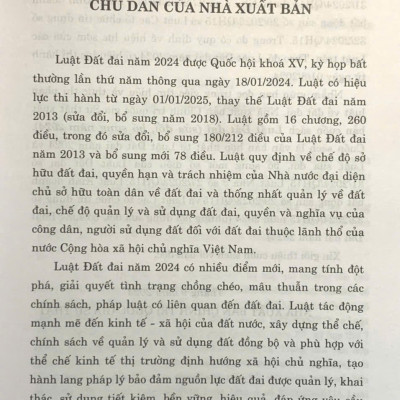 Combo 3 Cuốn Luật Đất đai, Luật Nhà ở, Luật Kinh doanh bất động sản (sửa đổi, bổ sung năm 2024, hiệu lực 1.8.2024)