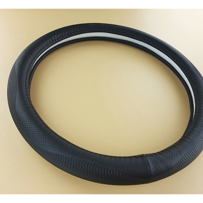 Bọc vô lăng cao cấp Macsim mã L17T -size 39 inch  chất liệu da thật - Khâu tay 100% phù hợp các loại xe bán tải cỡ lớn, xe SUV