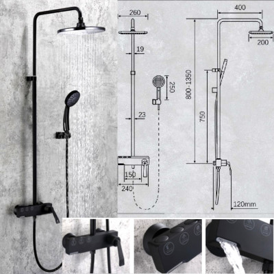 BỘ SEN TẮM ĐỒNG THAU NÓNG LẠNH EUROVINTO CAO CẤP MÃ V9B-YX