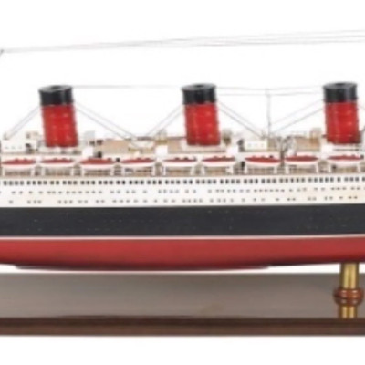 Mô hình Du thuyền QUEEN MARY cao cấp, mô hình gỗ tự nhiên, sang trọng lắp ráp sẵn 1st FURNITURE