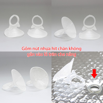 Tấm Che Nắng Ô Tô Xốp Cách Nhiệt Loại Ngắn Gấp Gọn Màu Lá Phủ Bạc Cho Kính Lái Và Kính Sau CIND CD-F002 (60x130cm) - Nhập Khẩu Chính Hãng