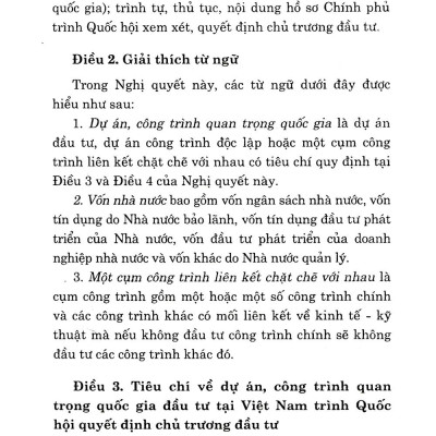 Nghị Quyết Số 49/2010/Qh12 Về Dự Án, Công Trình Quan Trọng Quốc Gia Trình Quốc Hội Quyết Định Chủ Trương Đầu Tư Và Văn Bản Hướng Dẫn Thi Hành