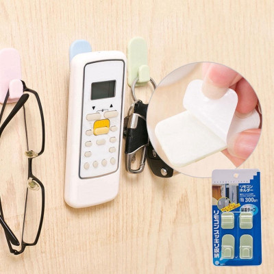 Móc Dán Tường Treo Điều Khiển Điều Hòa, Quạt, Tivi - Móc Treo Đa Năng Tiện Dụng, Gọn Gàng Cho Gia Đình, Dễ Dàng Sử Dụng. TakyHome 4080