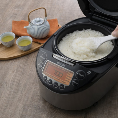 Nồi Cơm Điện Tử Cao Tần Tiger 2 Trong 1 JKT-D18V 1.8L - Hàng Chính Hãng