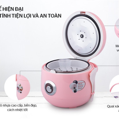 NỒI CƠM ĐIỆN 1.8L HAPPY TIME HTD8521P - Hàng chính hãng